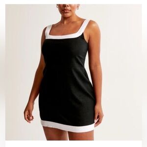 Black & White Linen Dress
